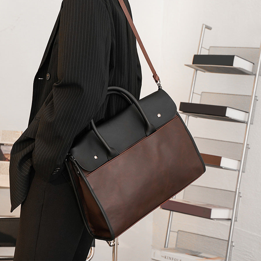Premium Leder Aktentasche