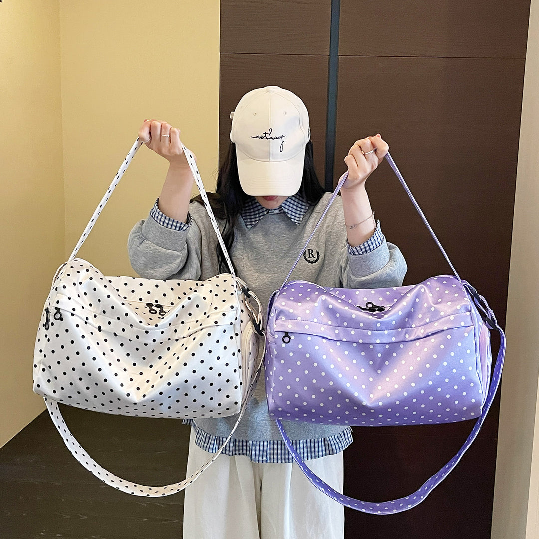 Polka Dot Gym Duffel Bag Karnz