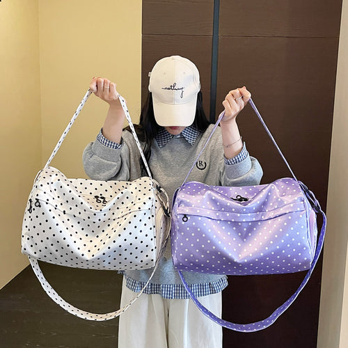 Polka Dot Gym Duffel Bag Karnz