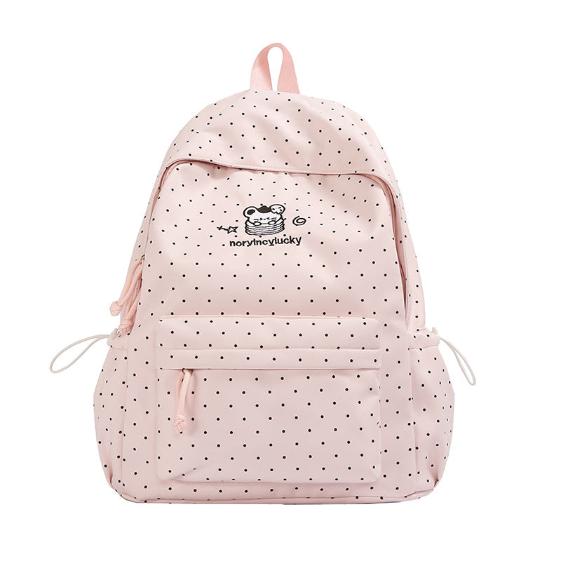 Verspielt gepunkteter Rucksack Karnz