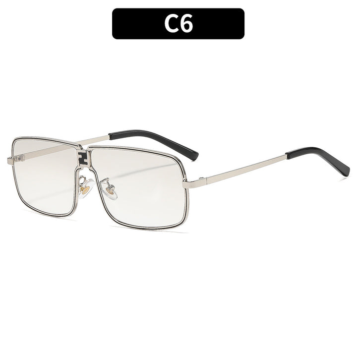 Geometrische stilvolle quadratische Sonnenbrille