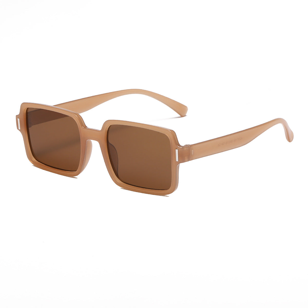 Damen quadratische Sonnenbrille im eleganten Leopardenmuster Karnz