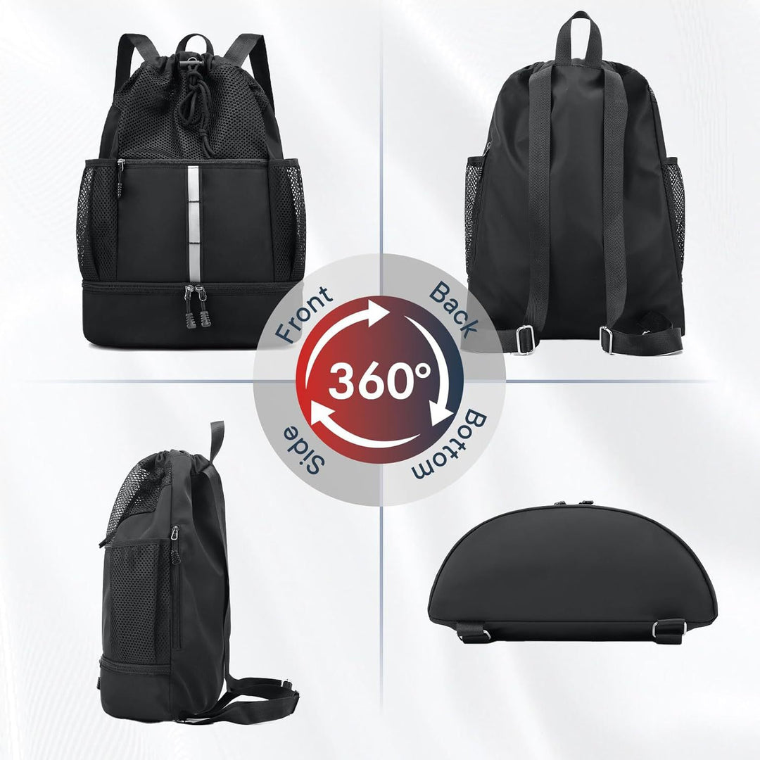 Erweiterbarer Mesh-Gym-Rucksack Karnz