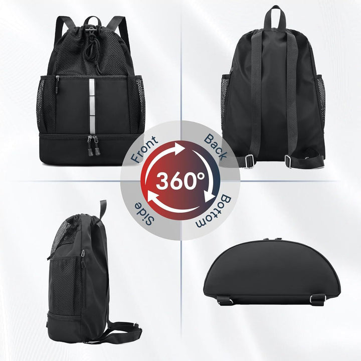 Erweiterbarer Mesh-Gym-Rucksack Karnz