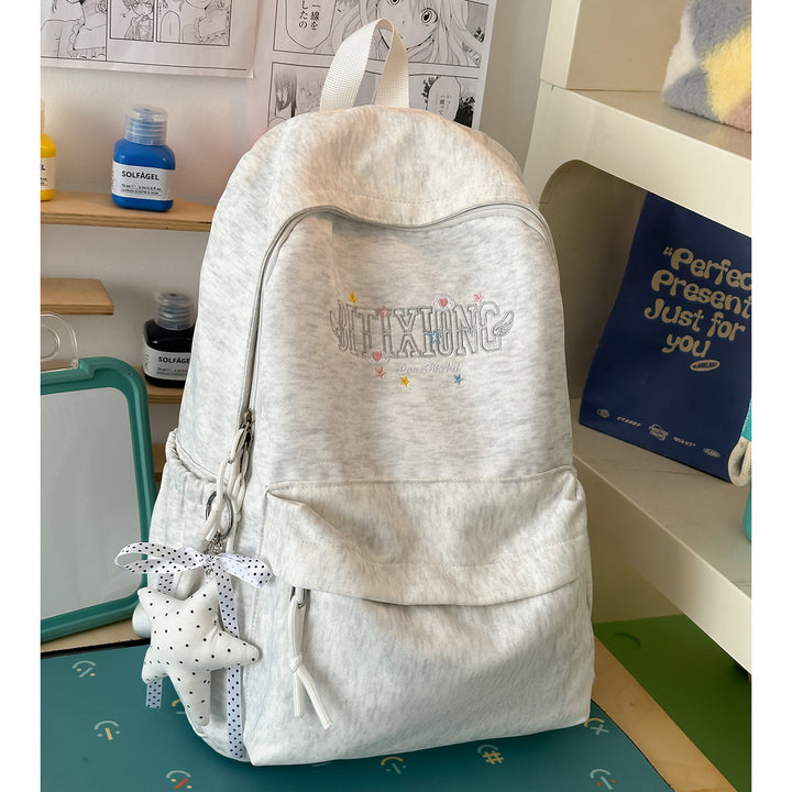 Lässiger Canvas-Rucksack mit Schlüsselanhänger Karnz