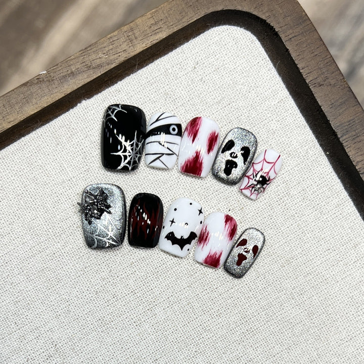 Wiederverwendbares Press-On Nagelset Karnz