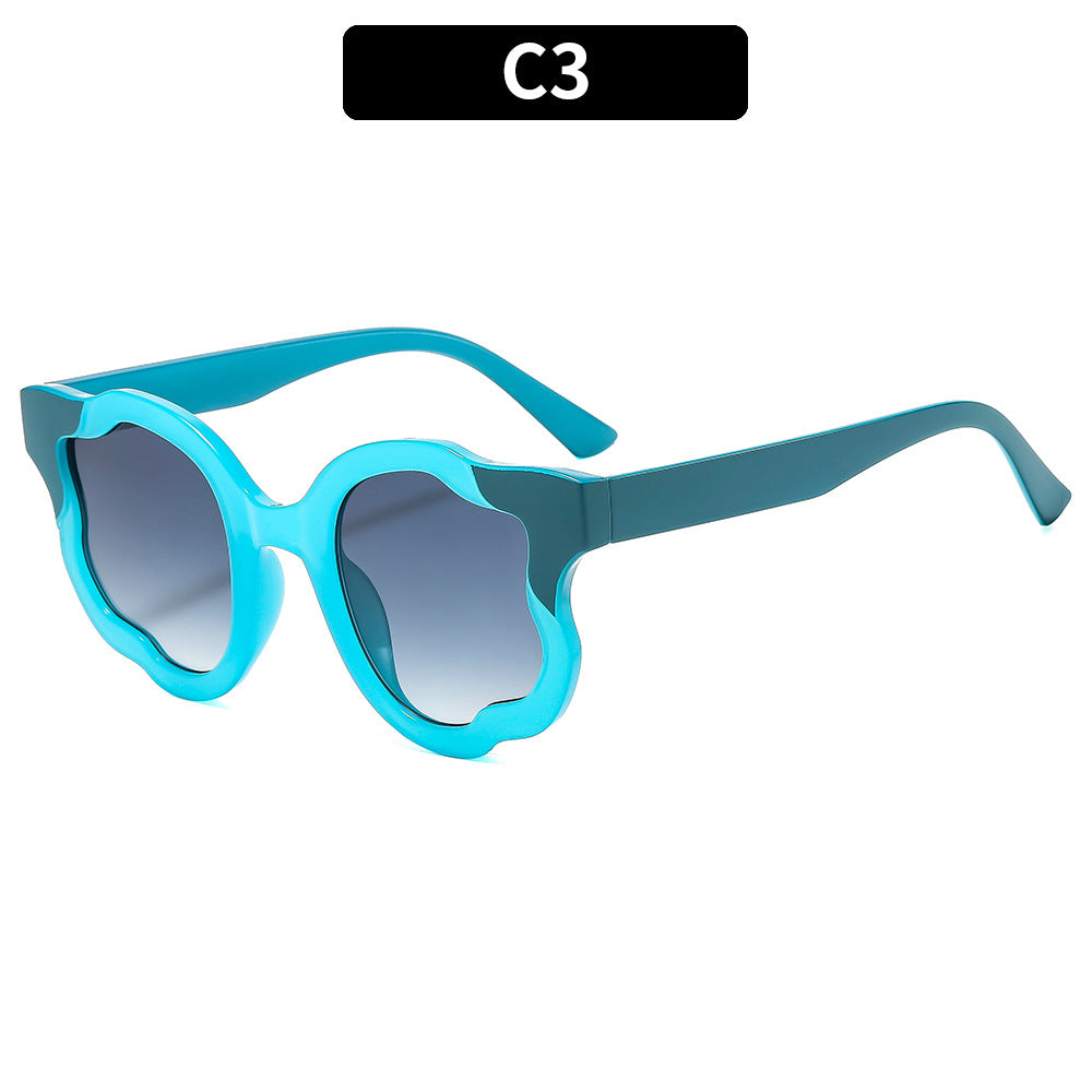 Blumenförmige Sonnenbrille