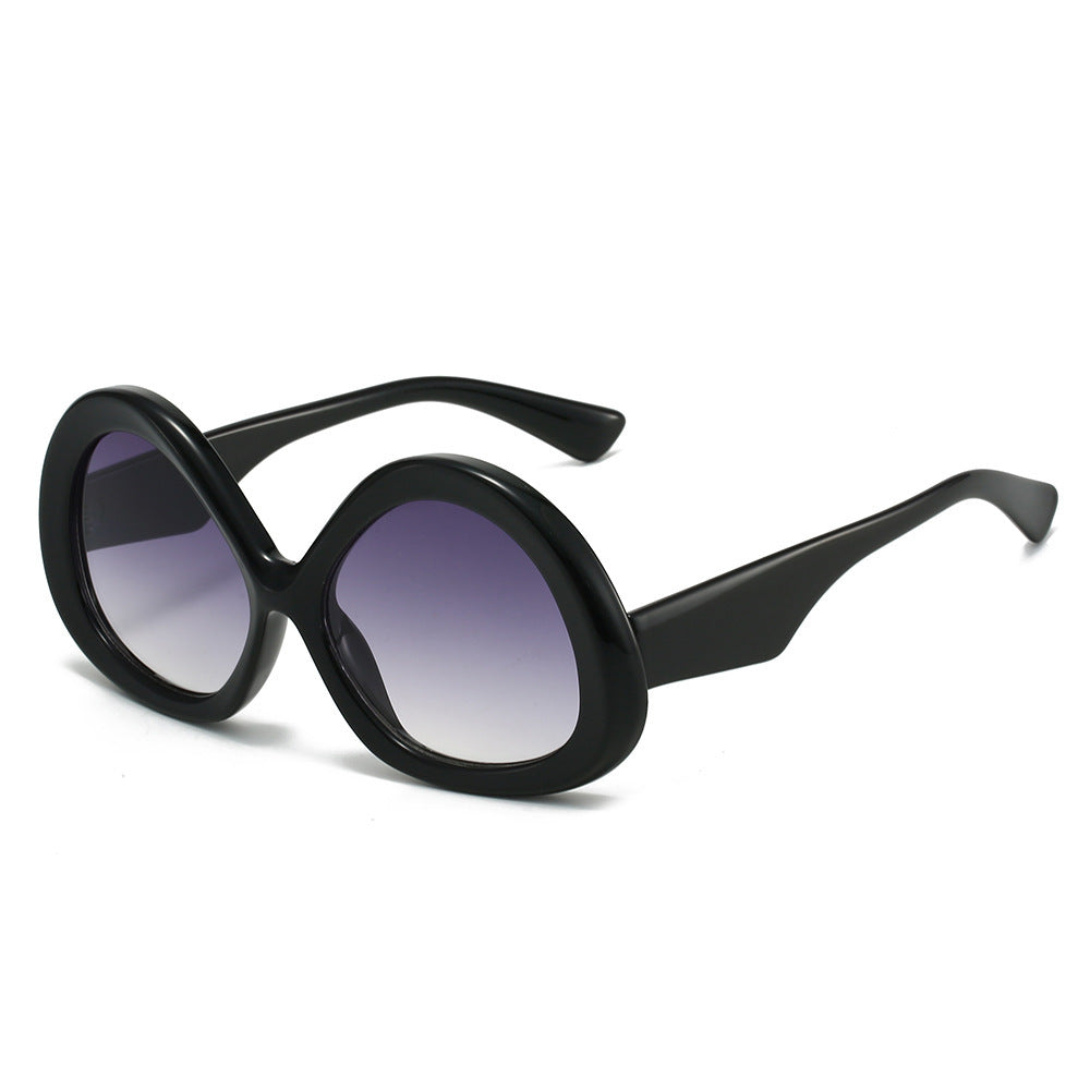 Oversized Retro-inspirierte Schmetterlingssonnenbrille Karnz