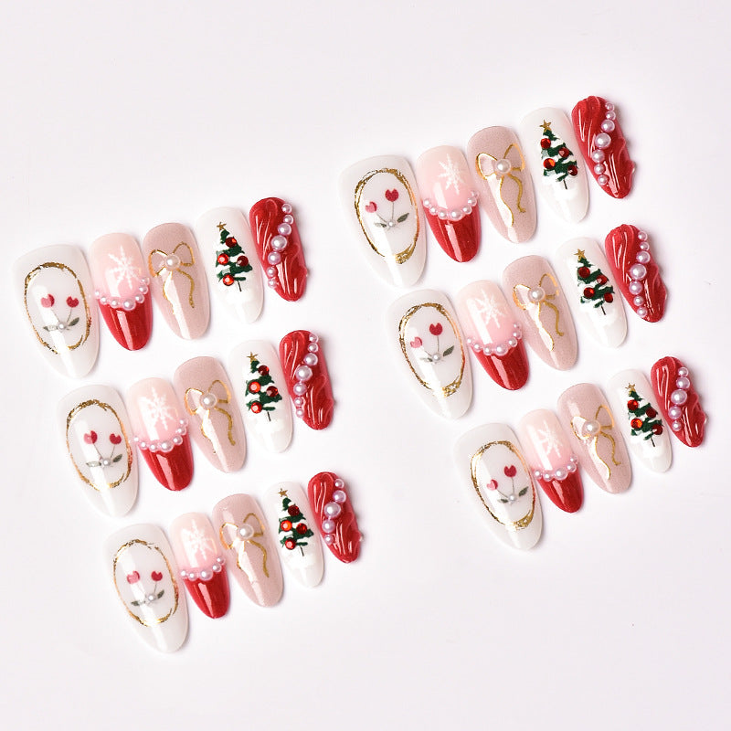 Festliches saisonales Nagelkunst-Set