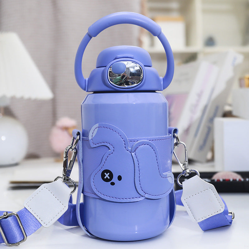 Damen Isolierte Trinkflasche mit praktischem Tragesystem und niedlichem Design Karnz