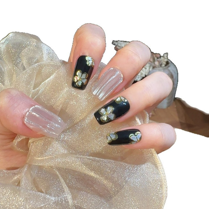 Blumenmuster Nagelkunstset Karnz