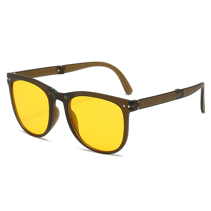 Damen trendige Sonnenbrille mit facettenreichem Rahmen Karnz