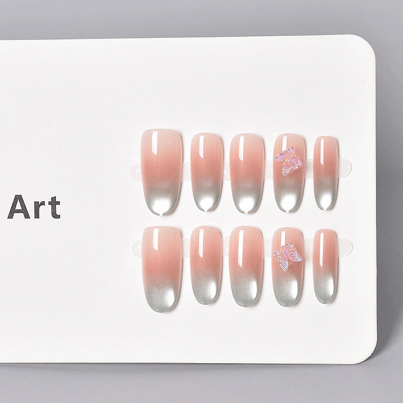 Ombre Stiletto Press-On-Nagelverlängerungen Karnz