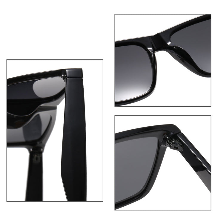 Damen Modische Sonnenbrille mit modernem, mattem Rahmen Karnz