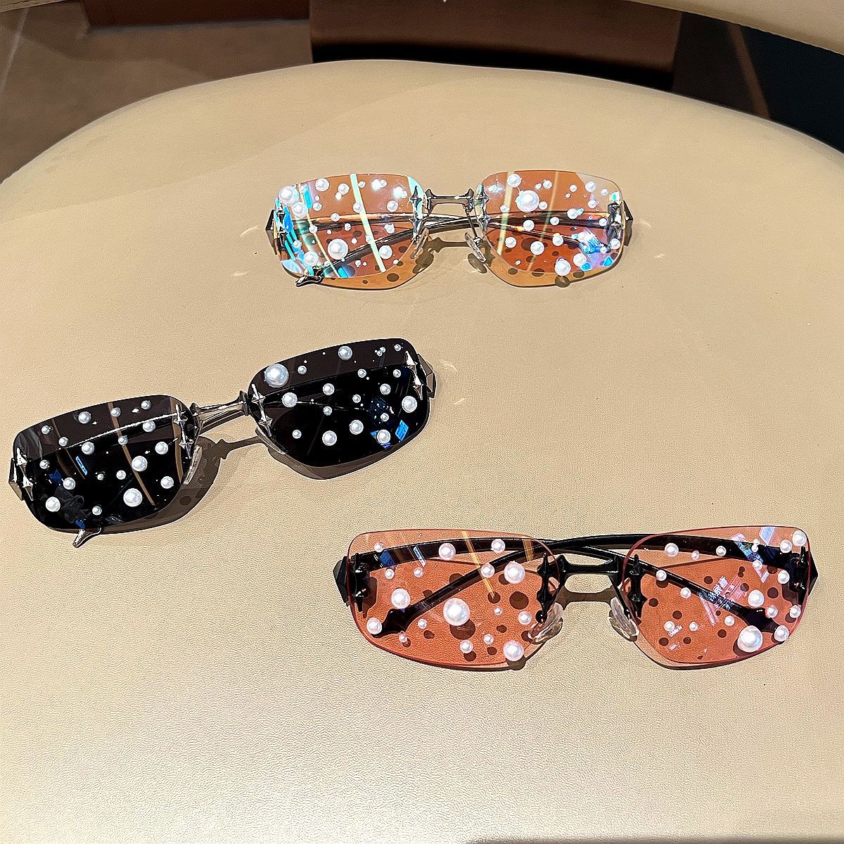Damen Dekorative Designer-Sonnenbrille Karnz