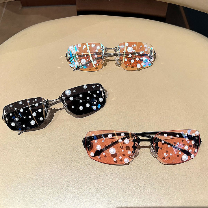 Damen Dekorative Designer-Sonnenbrille Karnz