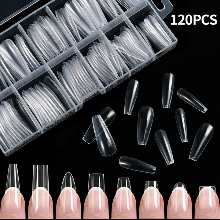 Premium French Tip Nagelkunstsets Karnz