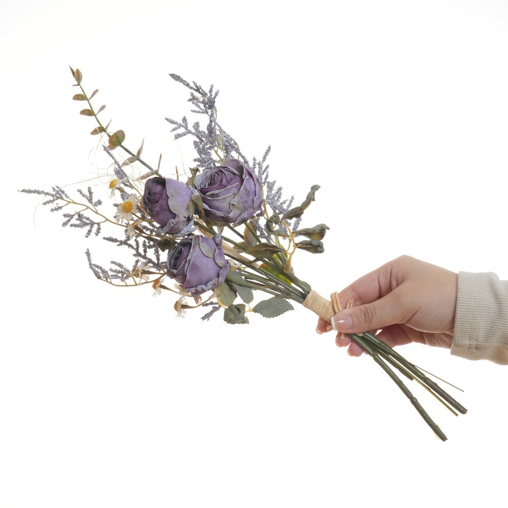 Elegante Stoff Blumenstrauß