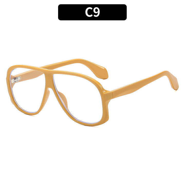 Moderne Übergroße Rechteckige Sonnenbrille