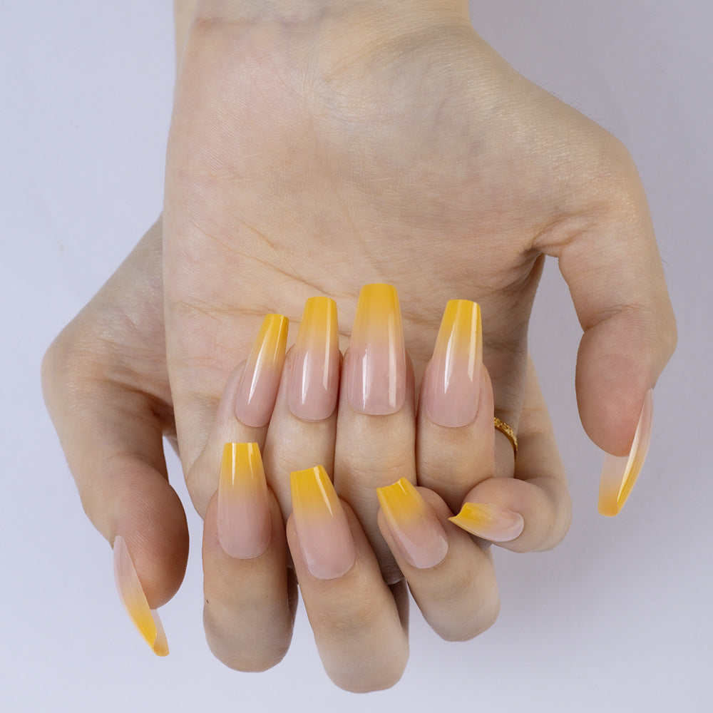 Glamouröse Kunstnägel mit Elegantem Ombre-Design Karnz