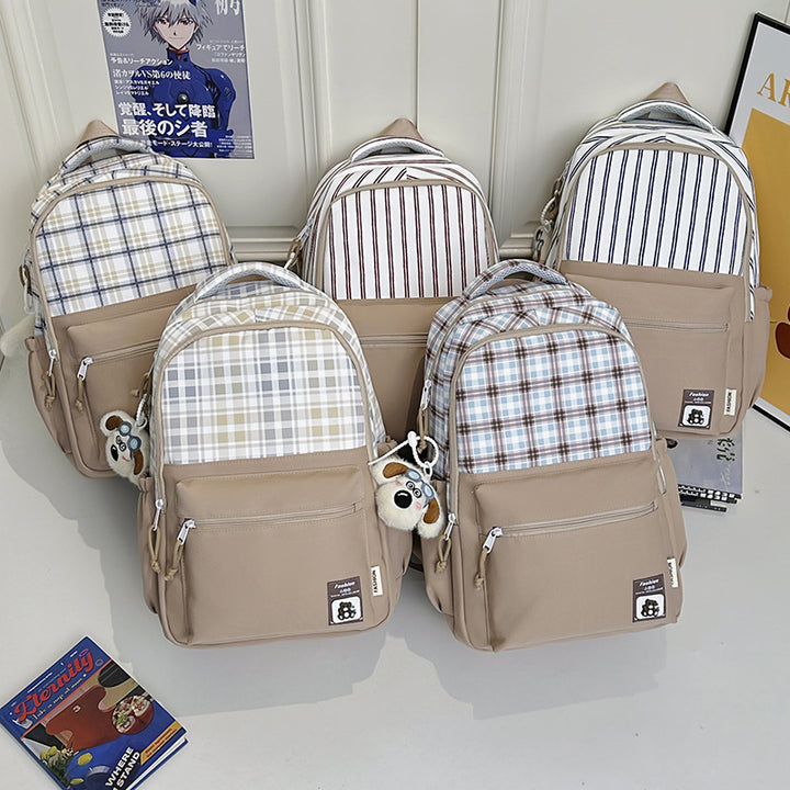 Stylischer Karo-Design-Rucksack Karnz