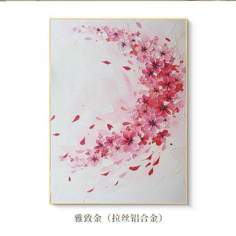 Texturiertes Floral Wandkunstwerk
