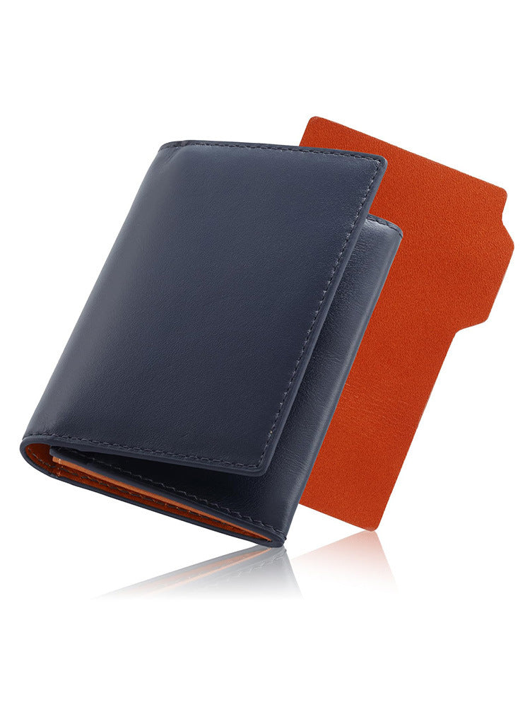 Elegante Bi-Fold Leder Brieftasche mit Kartenfächern Karnz