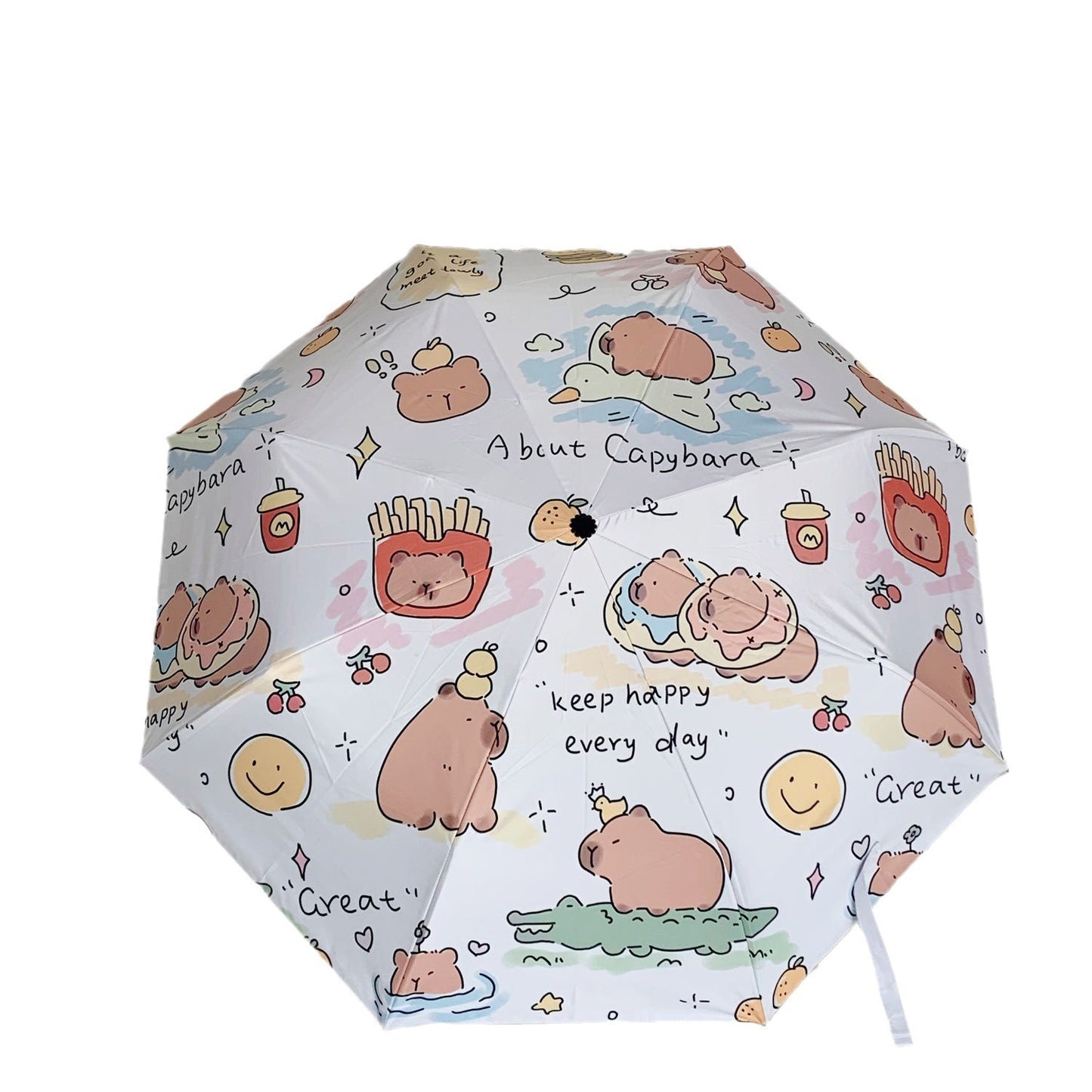 Damen Faltbarer Regenschirm mit Tiermotiven Karnz