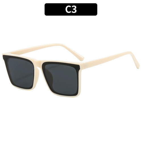 Retro-inspirierte quadratische Sonnenbrille