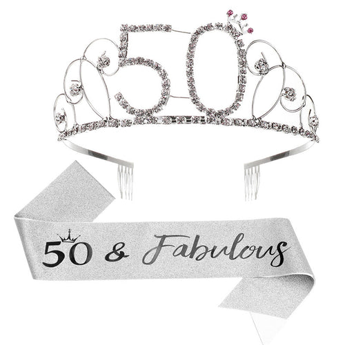 Damen Glitzernde Tiara mit festlichem 