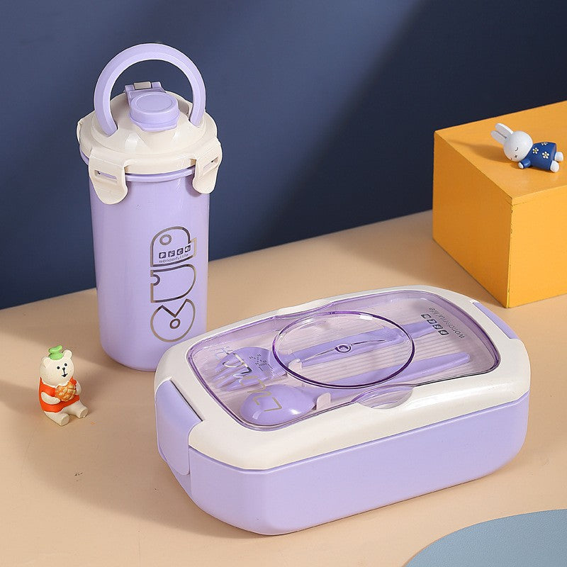 Stylische Lunchbox und Wasserflasche Set