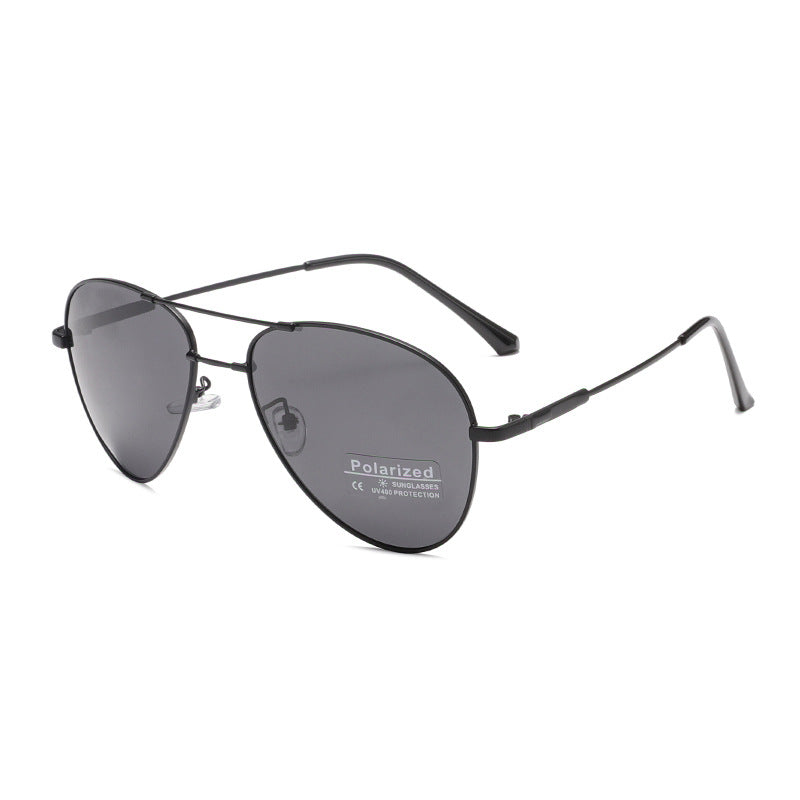 Herren Polarisierte Flugzeug-Sonnenbrille mit ultraleichtem Rahmen und UV-Schutz Karnz