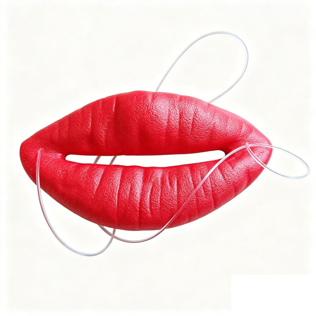 Dekorative Lippenfigur