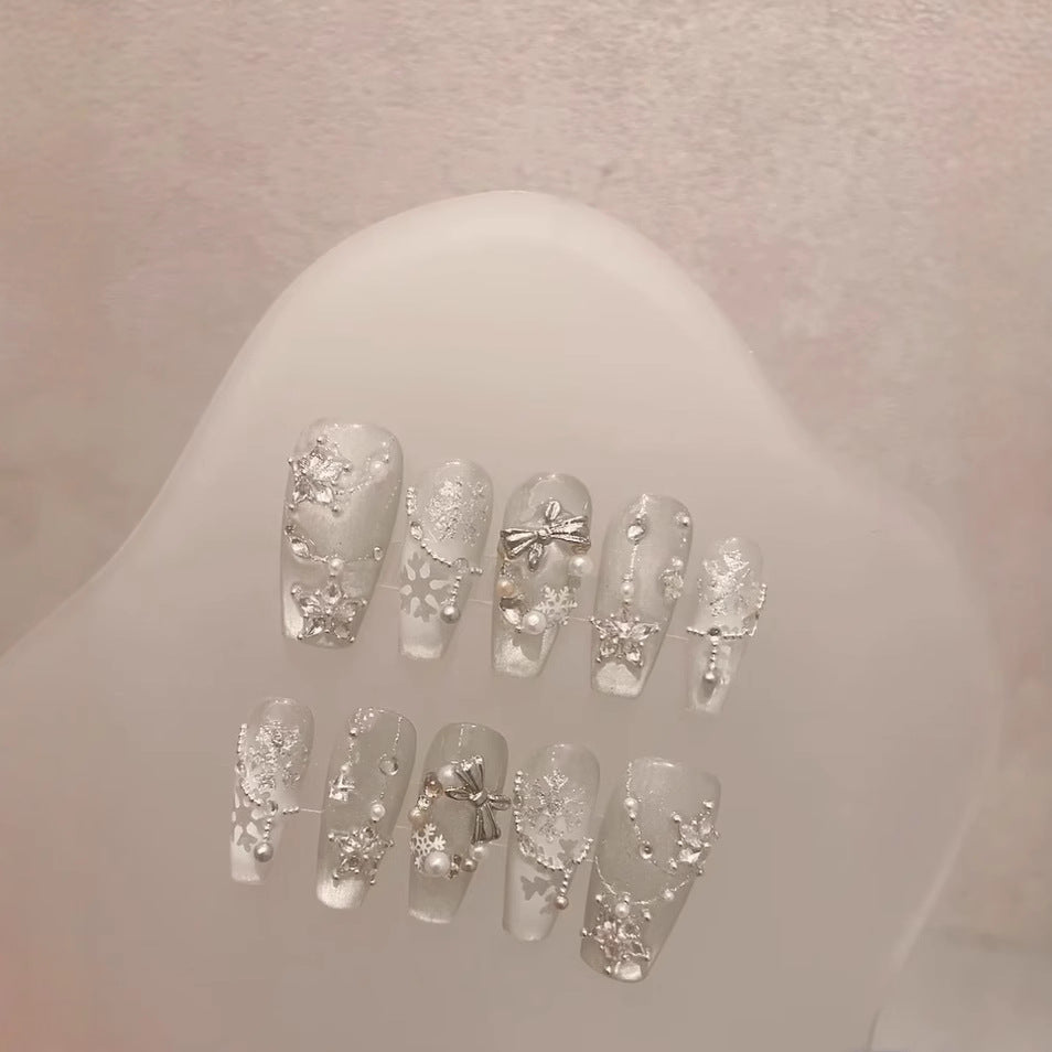 Frosted Dekoratives Design Press-On Nagelset