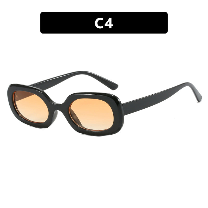 Damen oversized Sonnenbrille mit ausgefallenem Muster Karnz