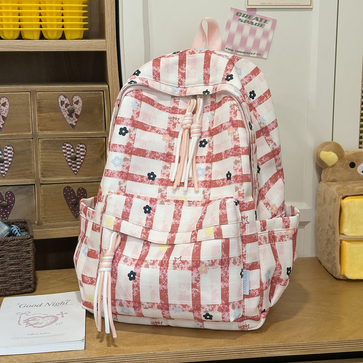 Blumenmuster Alltags-Rucksack Karnz