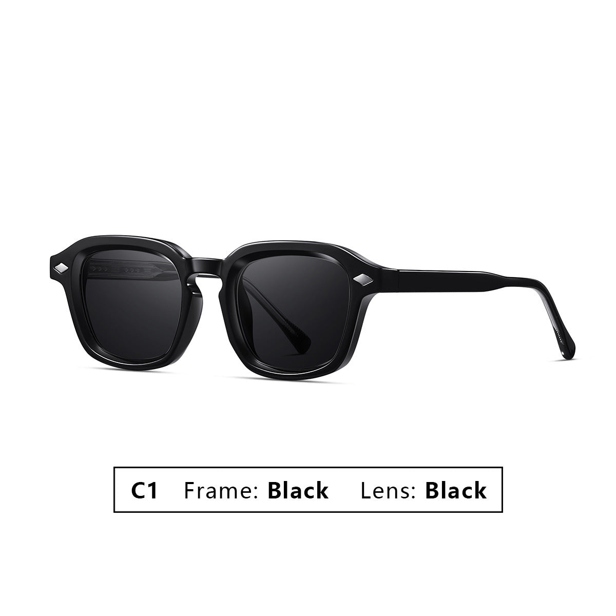 Damen modische Sonnenbrille mit innovativem Rahmen und polarisierenden Gläsern Karnz