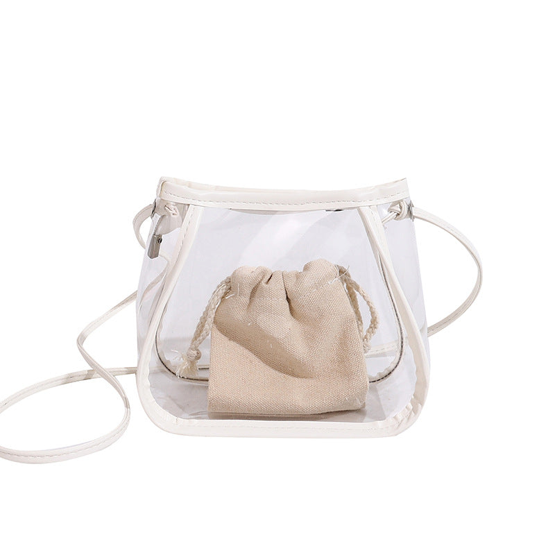 Transparente Mini-Eimer-Tasche Karnz