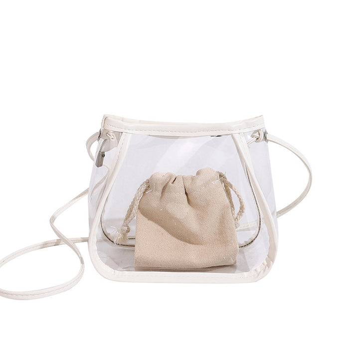 Transparente Mini-Eimer-Tasche Karnz