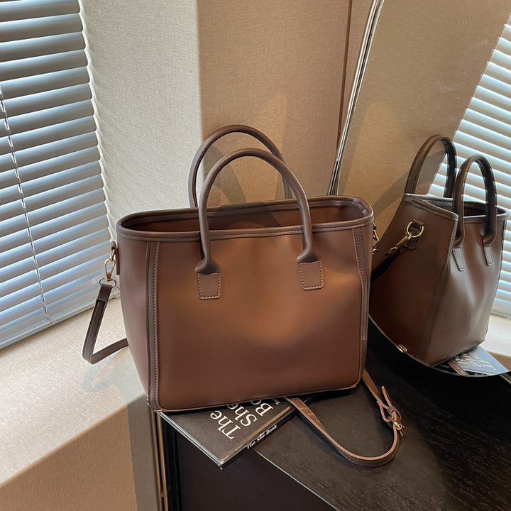 Klassische Lederhandtasche