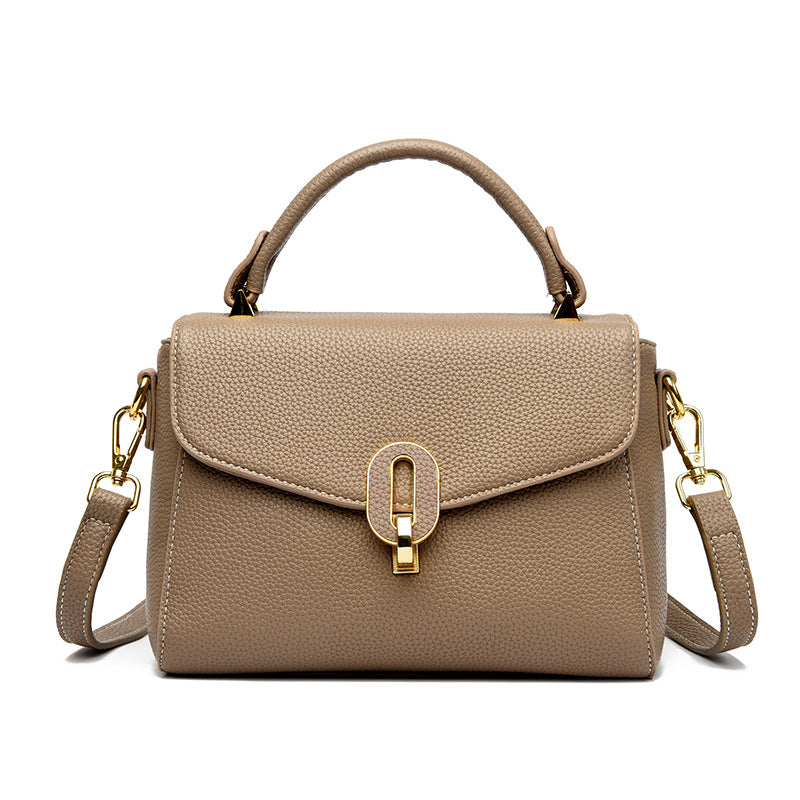 Elegante Strukturierte Top-Handle Handtasche Karnz