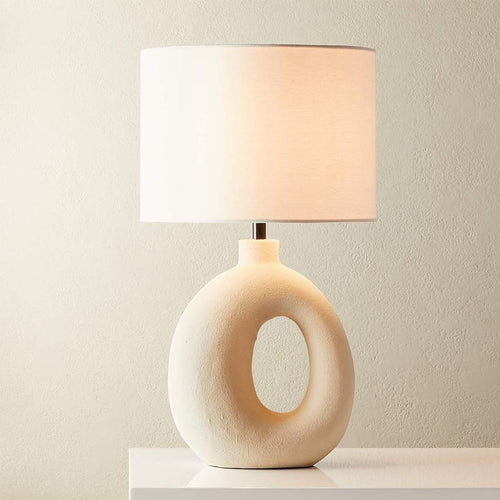 Skulpturale Keramik Tischlampe