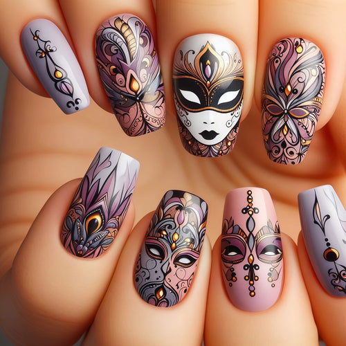 Kunstvolle und dekorative Nagelspitzen Karnz
