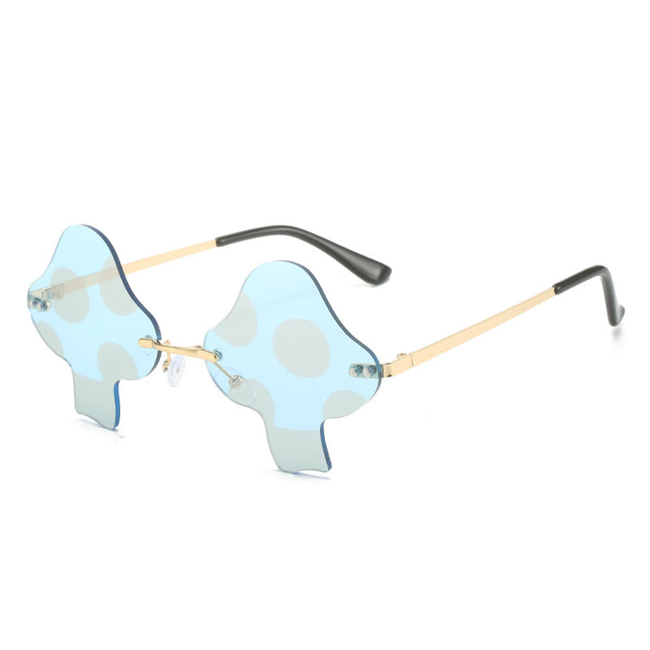 Einzigartige Übergroße Polka Dot Rahmen Sonnenbrille Karnz