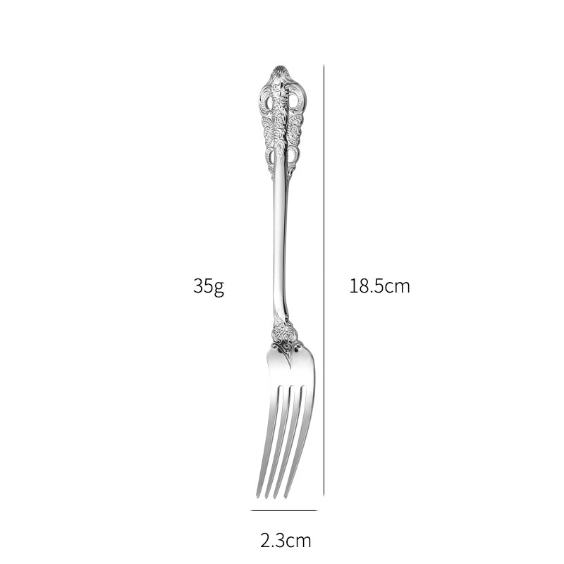 Elegante Fischgabel mit Kunstvollem Griffdesign Karnz
