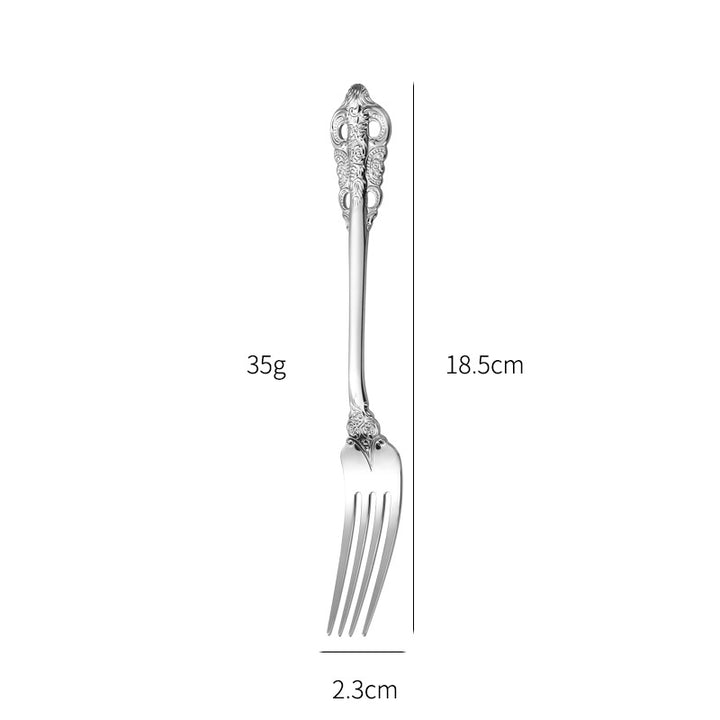 Elegante Fischgabel mit Kunstvollem Griffdesign Karnz