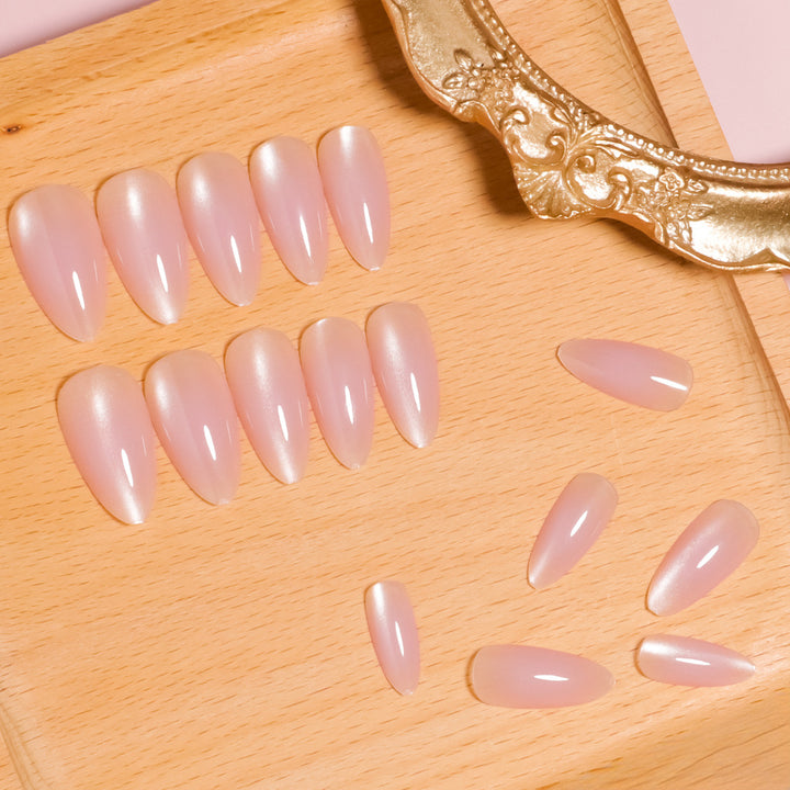 Professionelles glänzendes Press-On-Nagelset Karnz