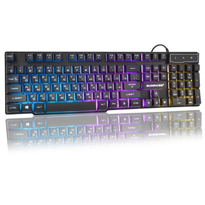RGB-beleuchtete Gaming-Tastatur mit Präzisionsschaltern Karnz