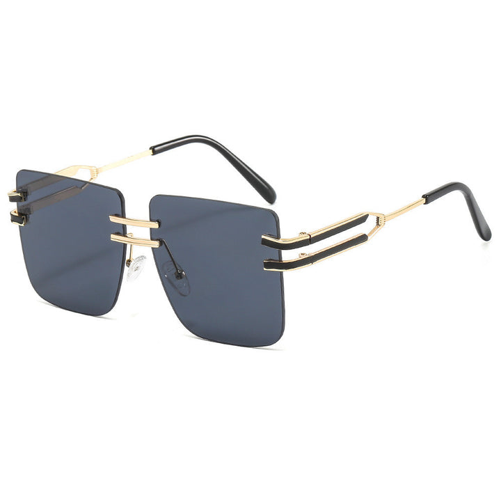 Damen modische Sonnenbrille mit extravagantem Rahmen und filigranen Akzenten Karnz