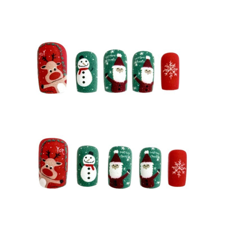 Weihnachtskunstnägel Karnz